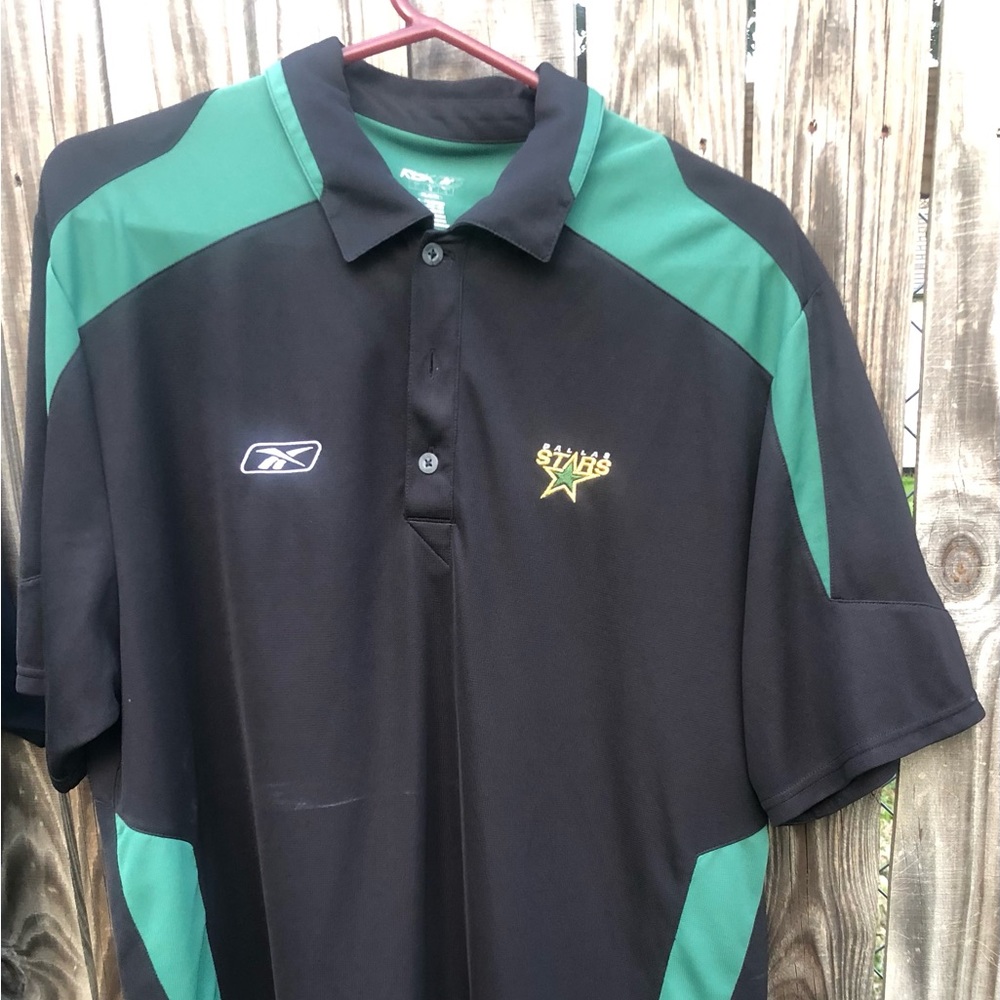 Dallas Stars Polo style Reebok shirt size mens XL